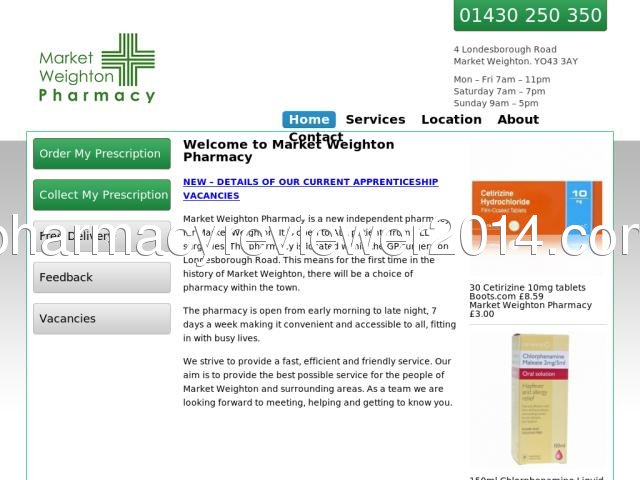 marketweightonpharmacy.co.uk