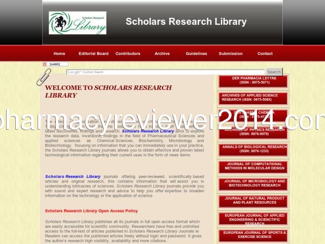 scholarsresearchlibrary.com